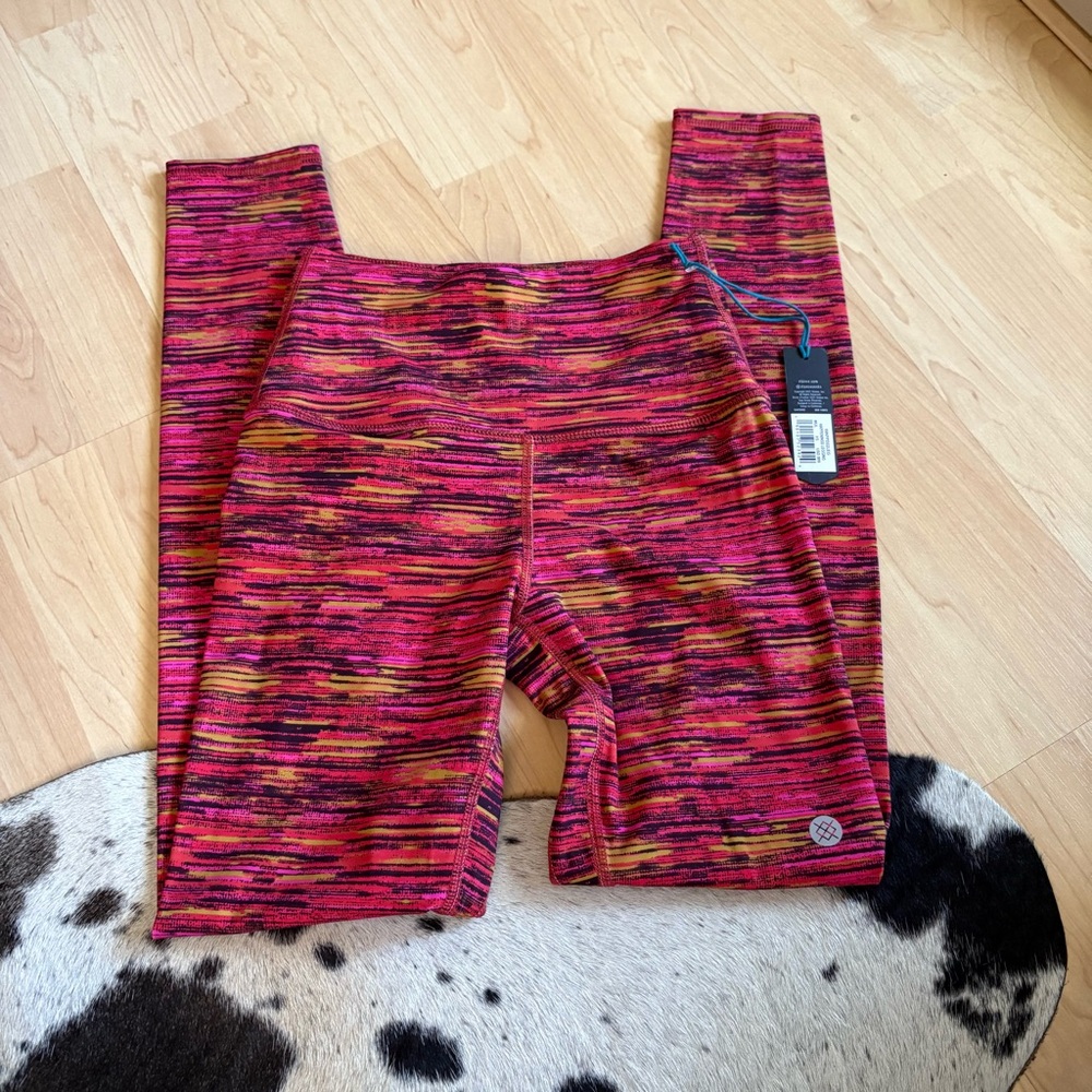 STANCE Happening Leggings‎ Striped Size Extra Small NWT